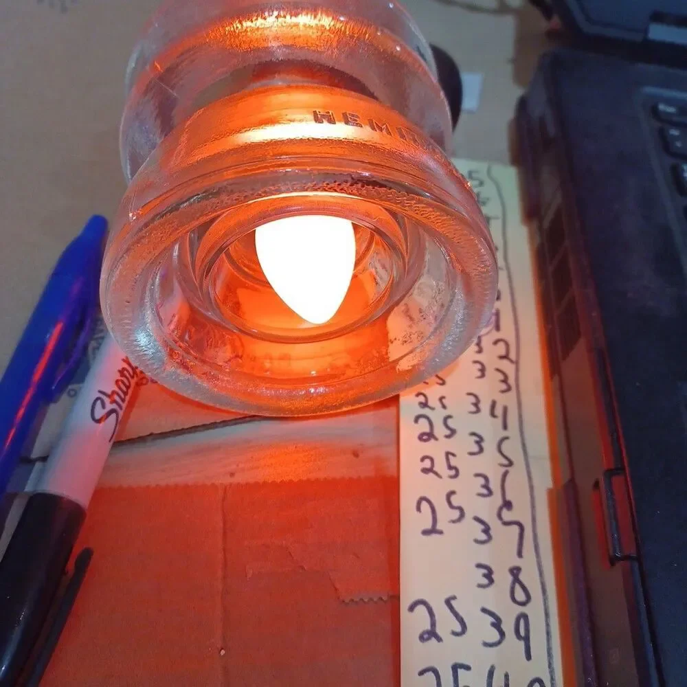 C7 5W Orange Box of 25 Replacement Bulbs Opaque 120v NOS Light Show Craft
